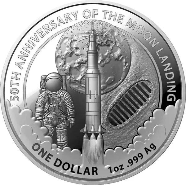 1 $ 50° anniversario allunaggio 2019 RAM