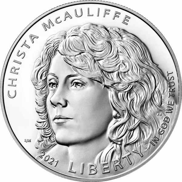 1 $ Astronauta Christa McAuliffe 2021