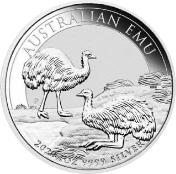 1 $ Australian Emu 2020