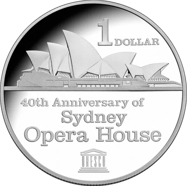 1 $ 40 Years of Sydney Opera House 2013