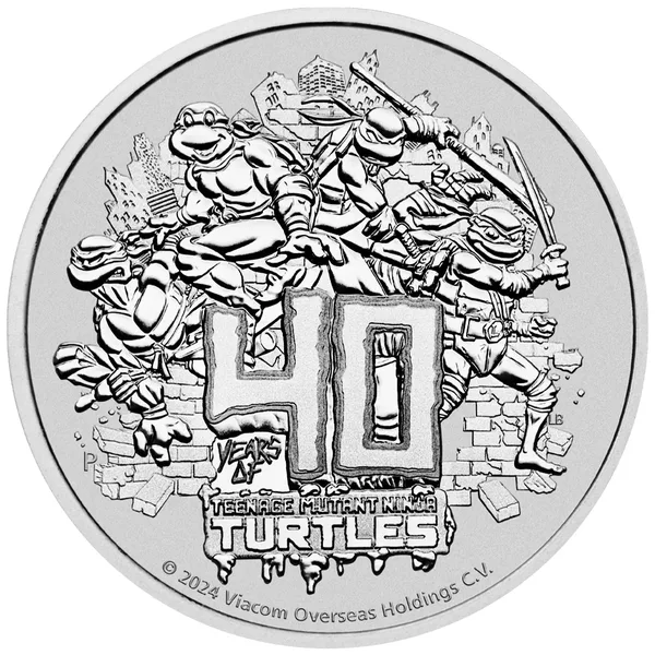1 $ 40th Anniversary of Teenage Mutant Ninja Turtles 2024