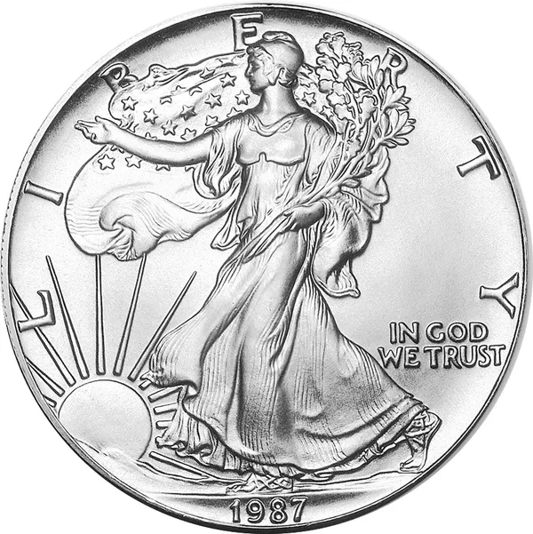 1 $ American eagle 1987