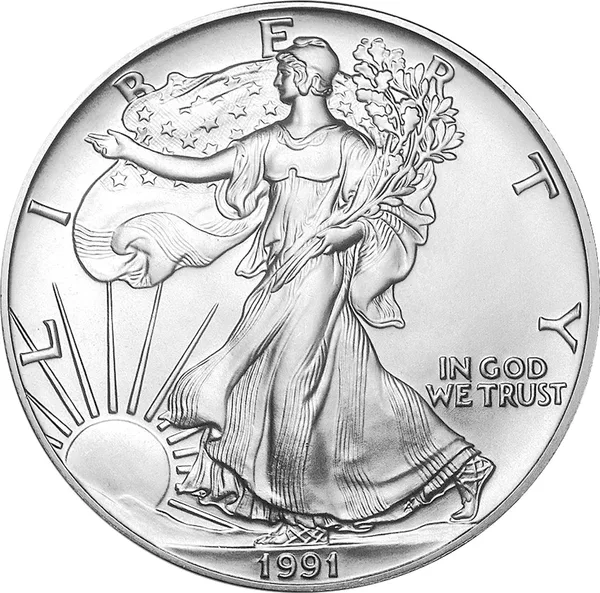 1 $ American eagle 1991