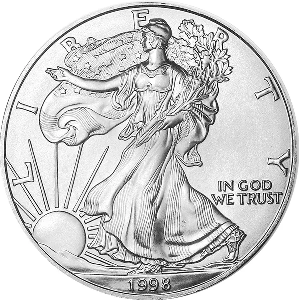 1 $ American eagle 1998