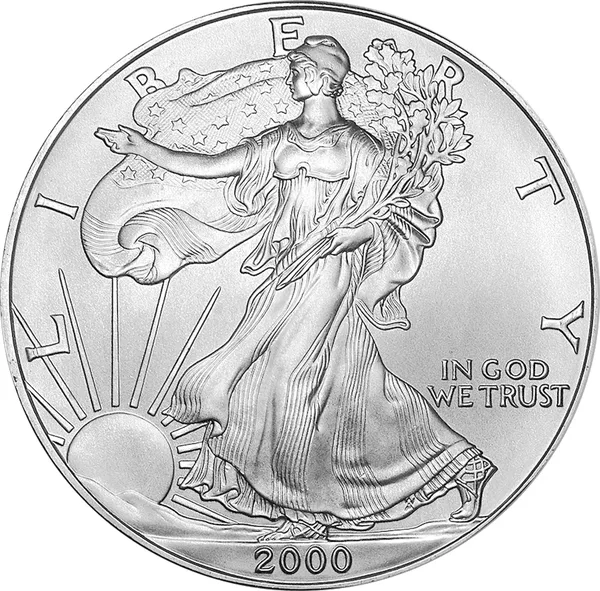 1 $ American eagle 2000