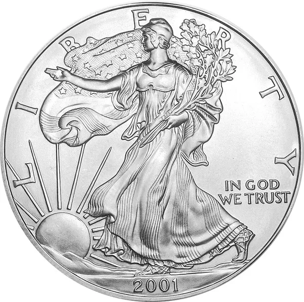 1 $ American eagle 2001