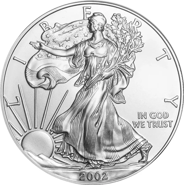 1 $ American eagle 2002