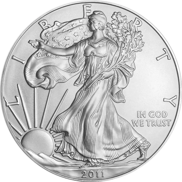 1 $ American eagle 2011