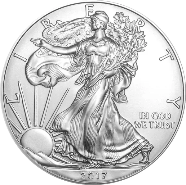 1 $ American eagle 2017