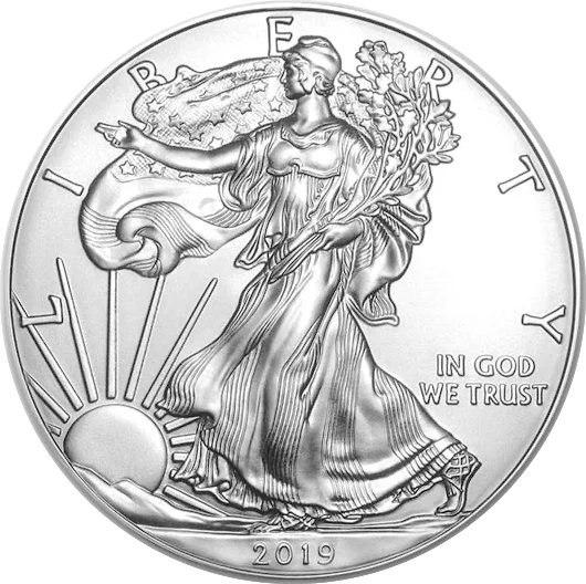 1 $ American eagle 2019