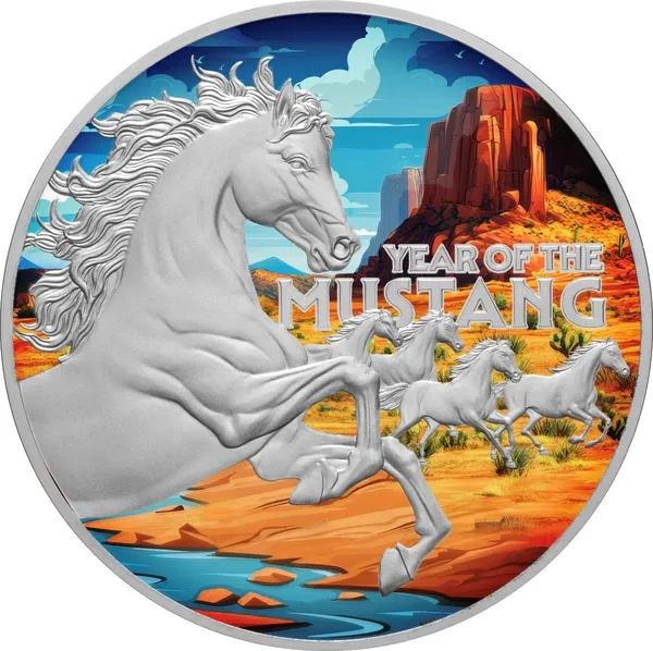 1 $ American Lunar - Year of the Mustang 2026