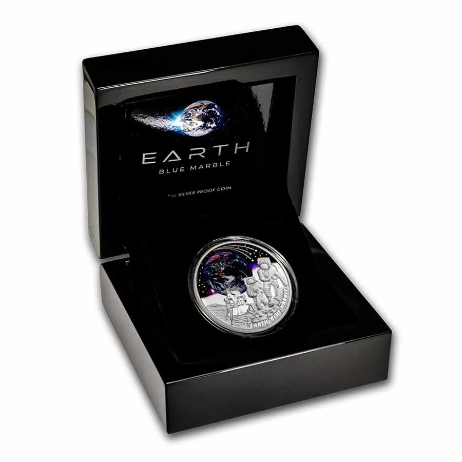 1 $ Earth Blue Marble 2022, foto 3