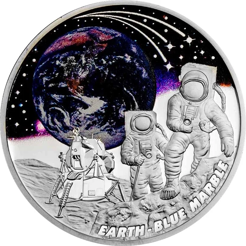 1 $ Earth Blue Marble 2022