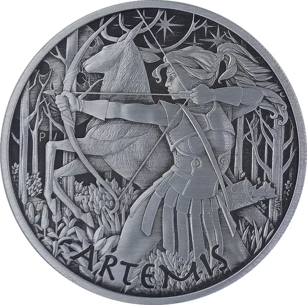 1 $ Gods of Olympus - Artemis 2023 antique finish