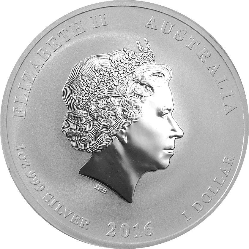 1 $ Lunar II - Year of the Monkey 2016, foto 2