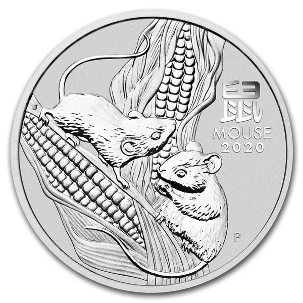 1 $ Lunar III - Year of the Mouse 2020