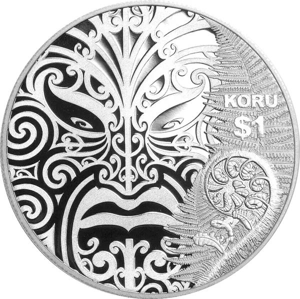 1 $ Māori Art - Koru 2013