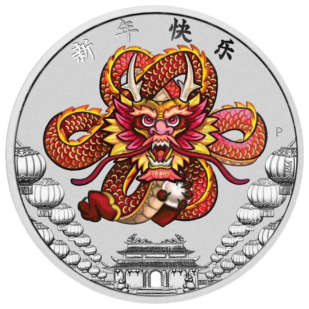 1 $ Red dragon of fortune 2018