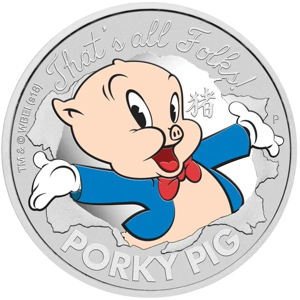 1 $ Looney Tunes - Porky Pig 2019