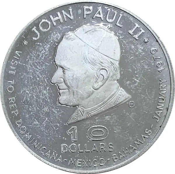 10 $ Visit Pope John Paul II 1979