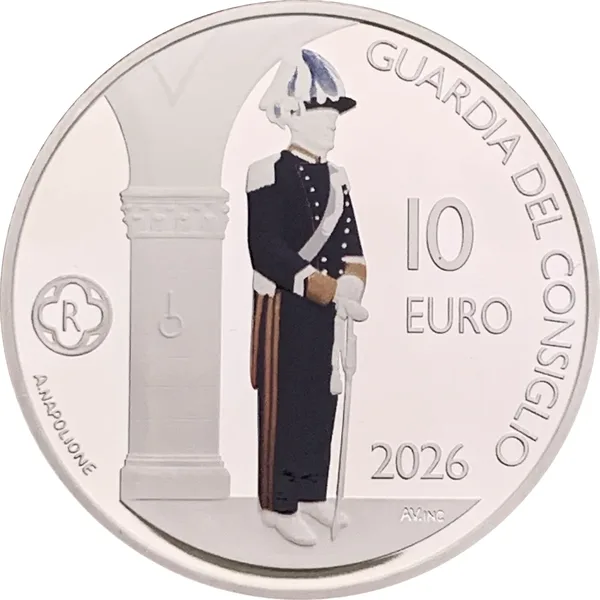10 € Guardia del Consiglio Grande e Generale 2026