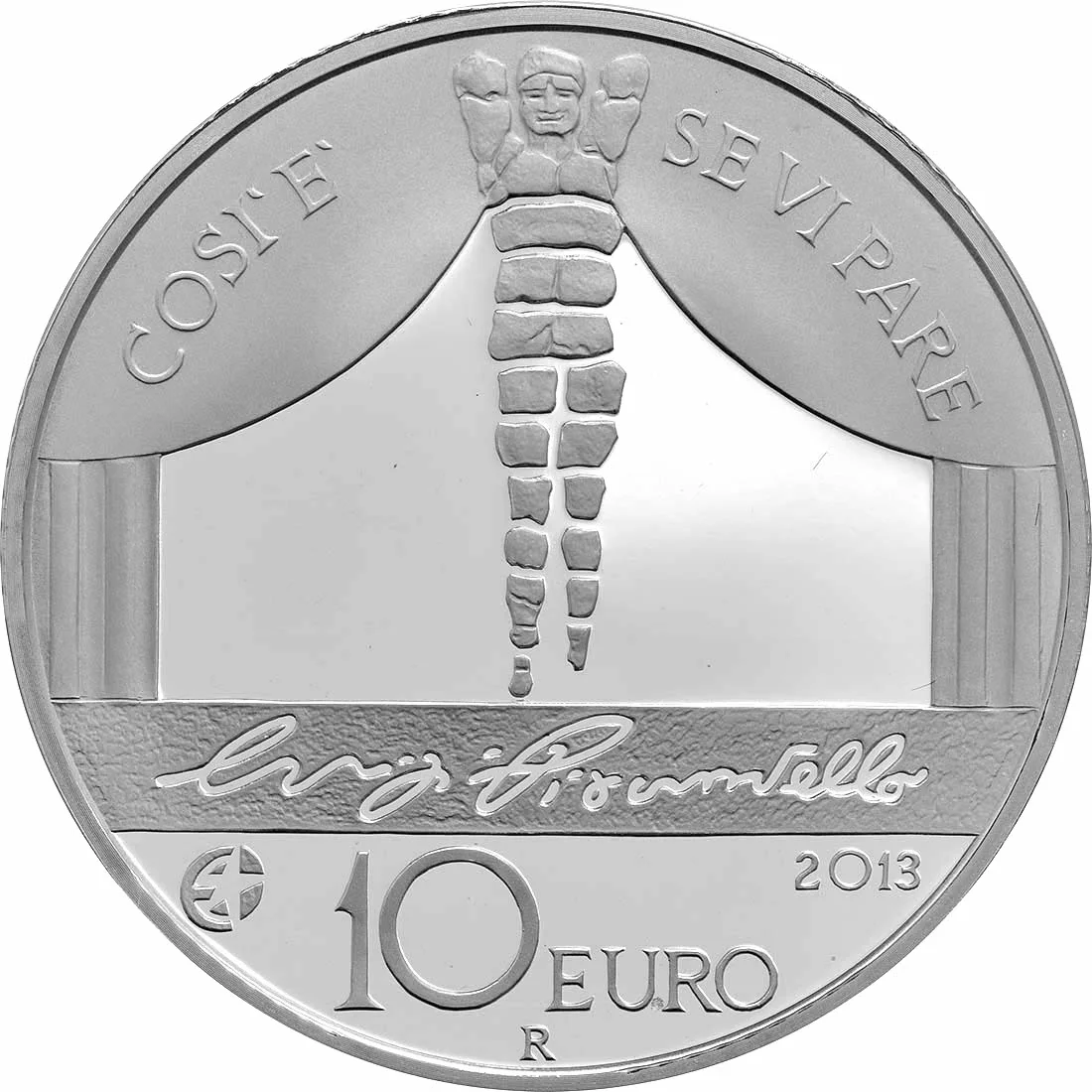 10 € Luigi Pirandello 2013