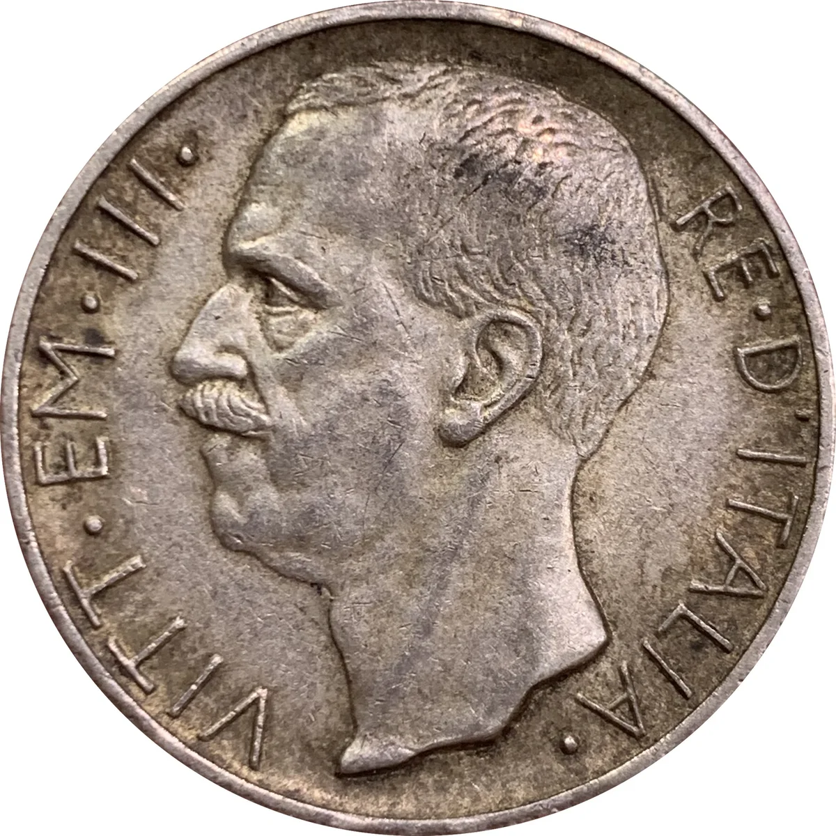 10 Lire Biga 1927 2 rosette, foto 2