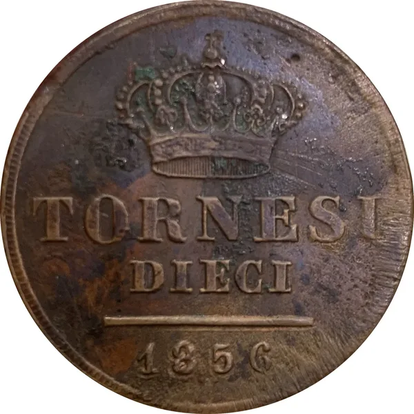 10 Tornesi 4° tipo 1856