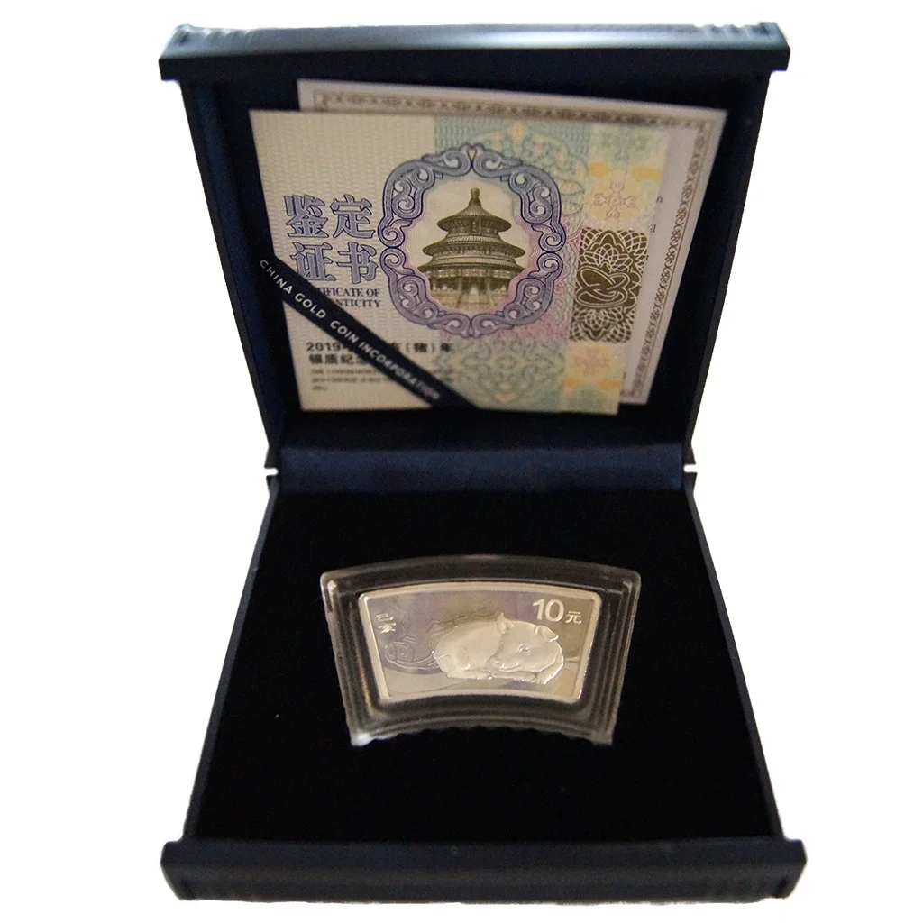 10 Yuan Anno del maiale - ventaglio 2019, foto 3