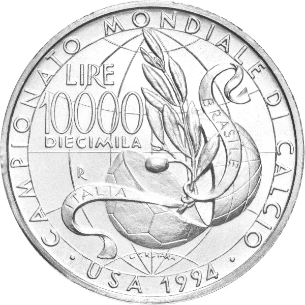 10.000 Lire Mondiali di Calcio USA 1994
