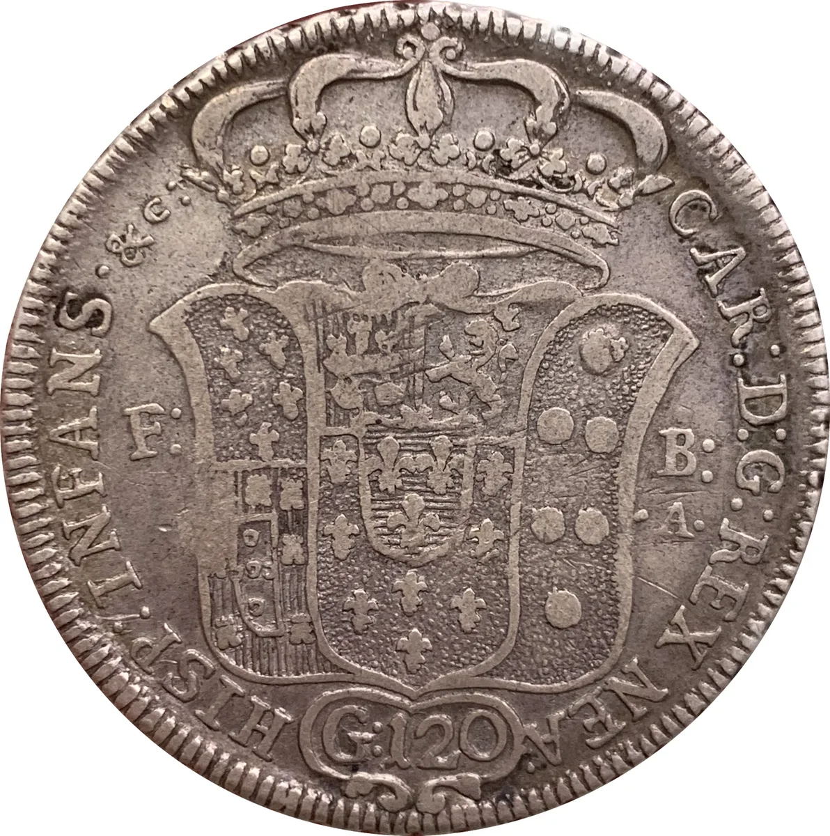 120 Grana 1° tipo Sebeto 1736, foto 2
