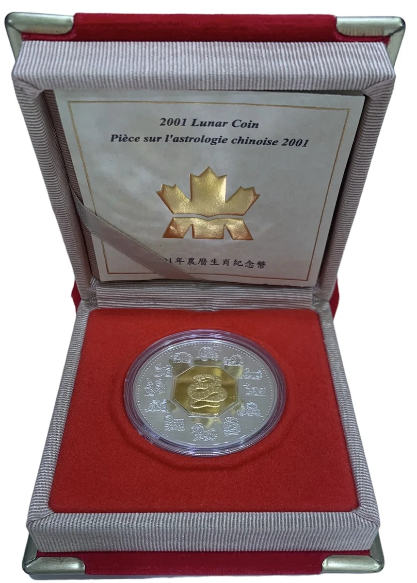 15 $ Lunar Calendar - Year of the Snake 2001, foto 3