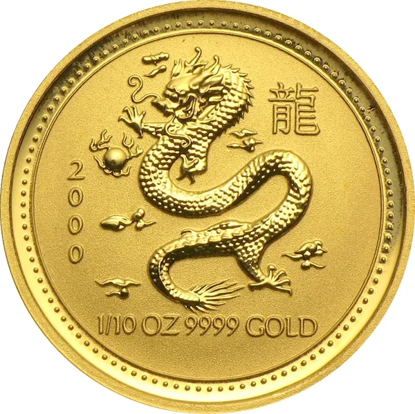15 $ Lunar - Year of the Dragon 2000