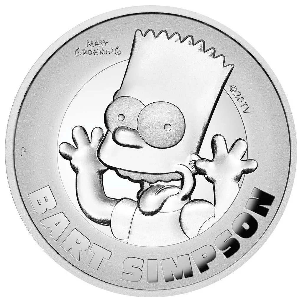 2 $ Bart Simpson High relief 2022