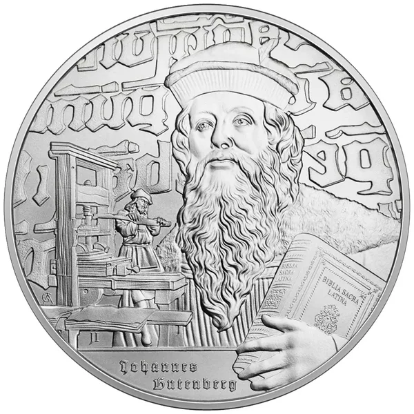 2 $ Icons of Inspiration - Johannes Gutenberg 2024