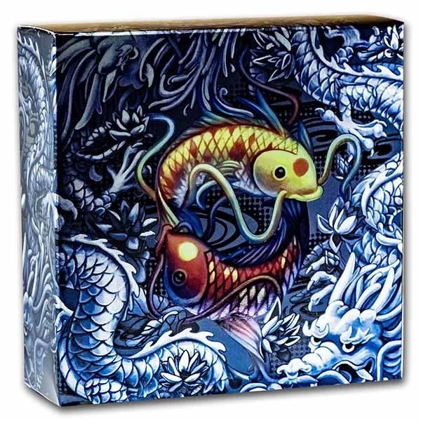 2 $ Double dragon & Yin Yang Koi 2021, foto 2
