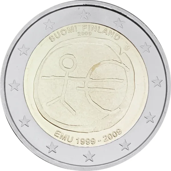 2 € 10° anniversario U.E.M. 2009 proof