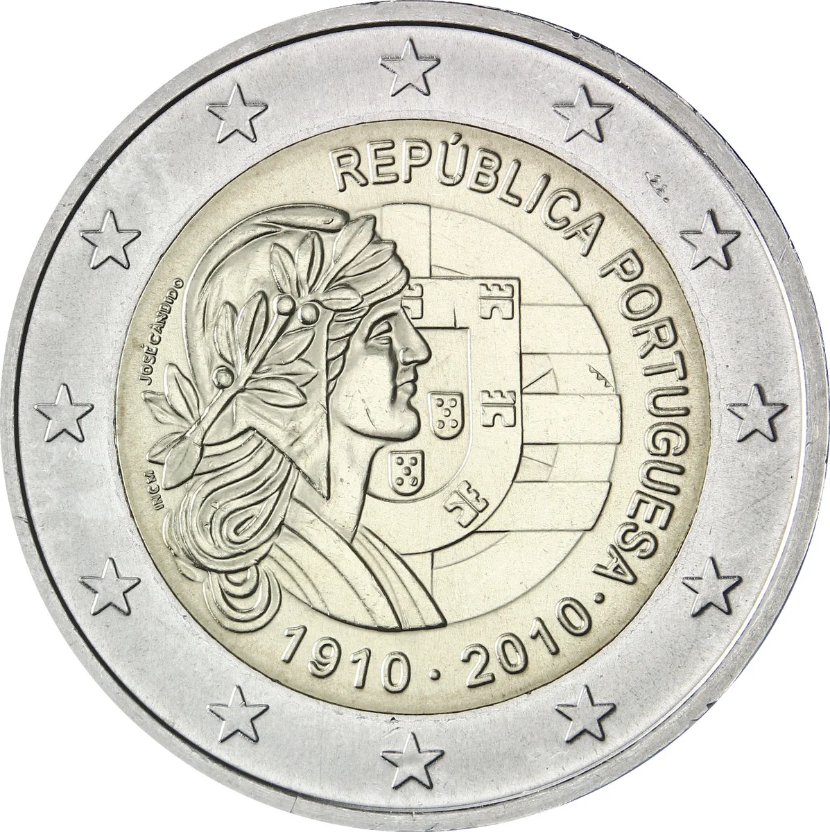 2 € 100° anniversario Repubblica 2010 in coincard, foto 2