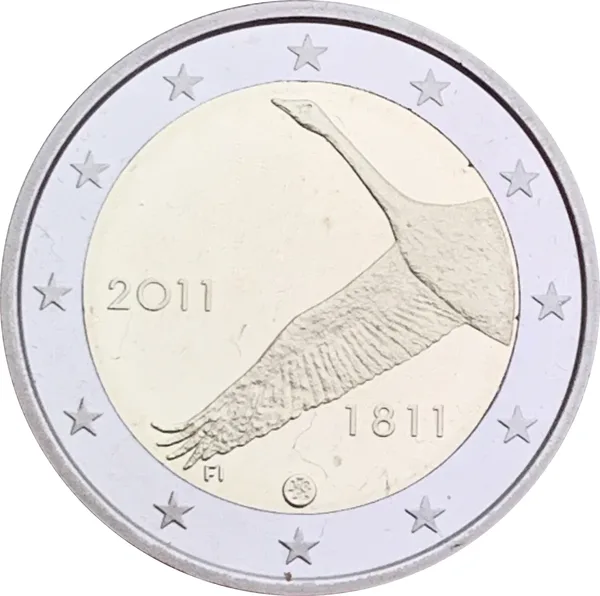 2 € 200° anniversario Banca di Finlandia 2011 proof