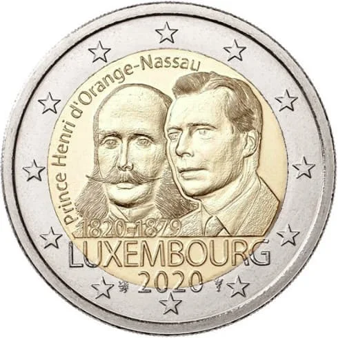 2 € 200° anniversario della nascita del Principe Henri 2020