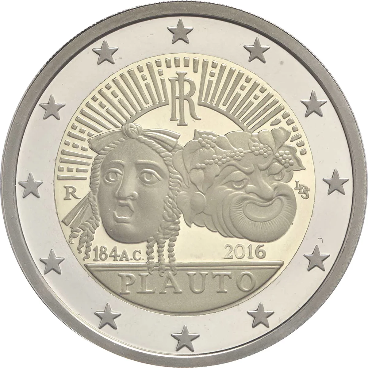 2 € 2200 anni di Tito Maccio Plauto 2016 proof