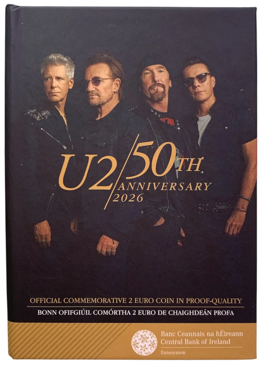 2 € 50° anniversario band U2 2026 proof, foto 3