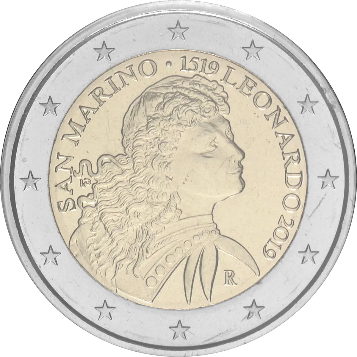2 € 500 anni morte di Leonardo da Vinci 2019, foto 2
