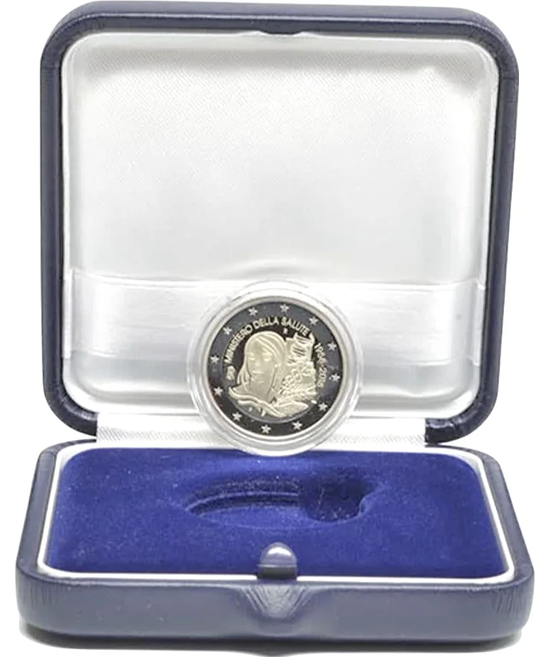2 € 60° anniversario Ministero della Salute 2018 proof, foto 2