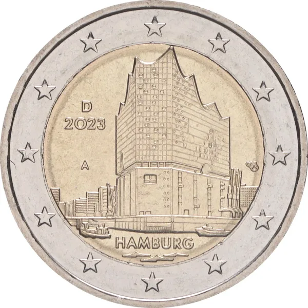 2 € Amburgo - Elbphilharmonie 2023 A