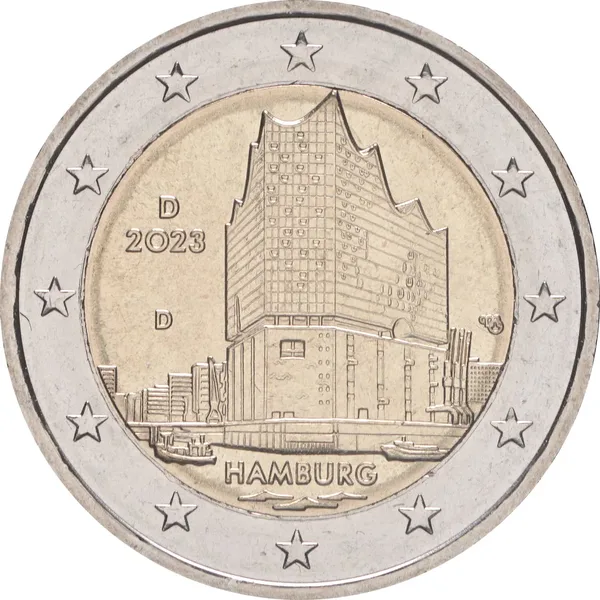 2 € Amburgo - Elbphilharmonie 2023 D