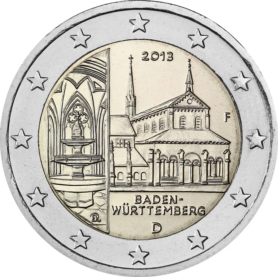 2 € Baden - Castello di Maulbronn 2013 F