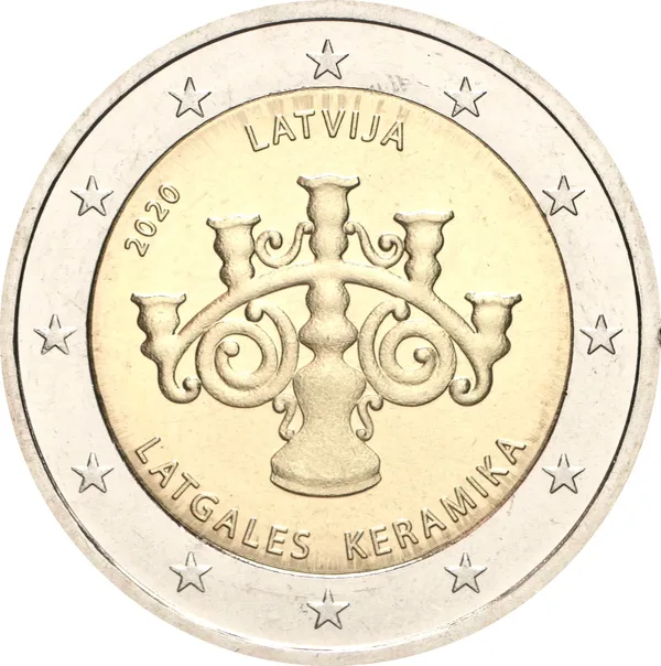 2 € Ceramica della Letgallia 2020