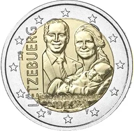 2 € Nascita del Principe Carlo 2020 versione normale
