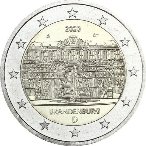 2 € Palazzo di Sanssouci 2020 A
